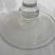 Verre bullé à pied