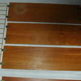 Pair of wooden metal shelves design 60