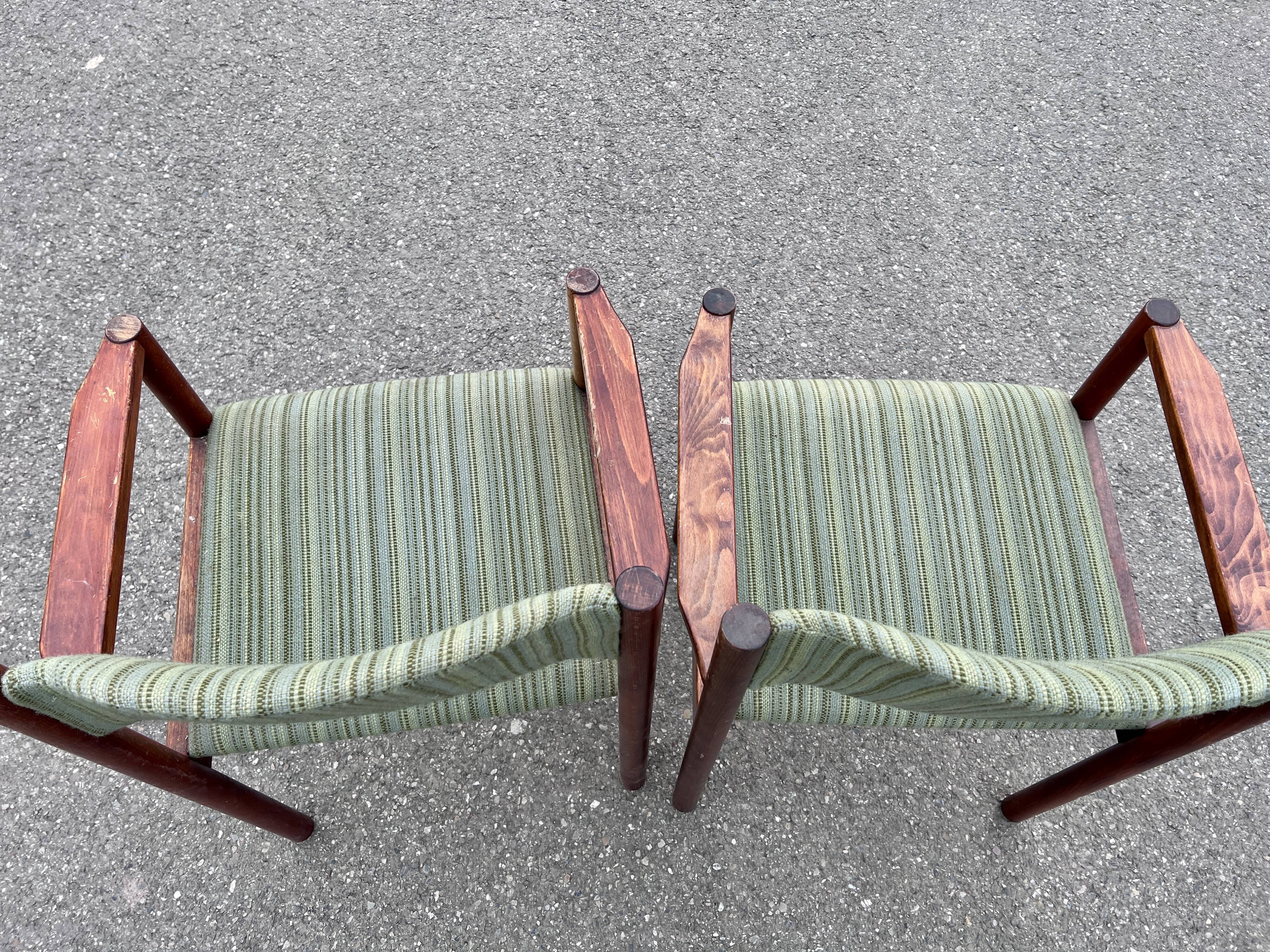 Scandinavian chair series armchair ottoman chair in rosewood