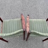 Scandinavian chair series armchair ottoman chair in rosewood