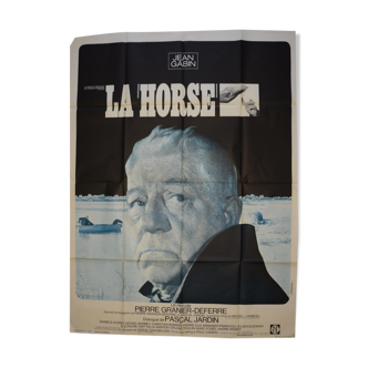 Affiche cinéma " La Horse " 1970 Jean Gabin, Marc Porel...