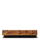 Wall-mounted coat rack with 3 ball hooks in solid pine – Scandinavian design