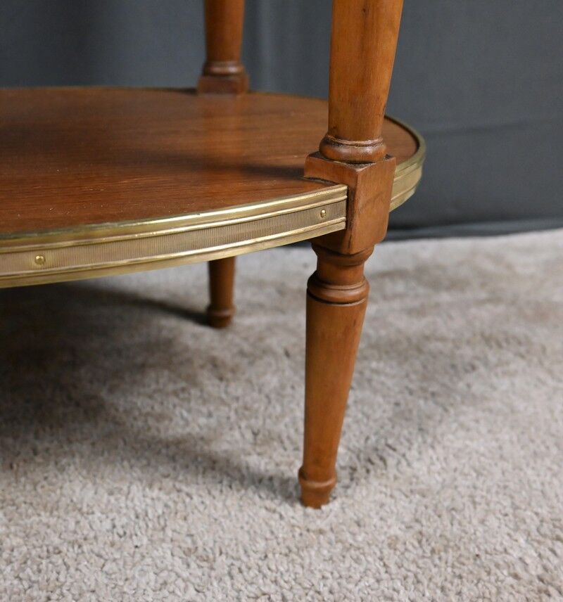 Mahogany coffee table, Louis XVI style – 2nd half of the 19th century