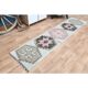 Vintage Turkish Oushak Pink Brown Wool Rug 72x312