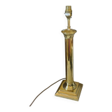 40cm vintage brass column lamp