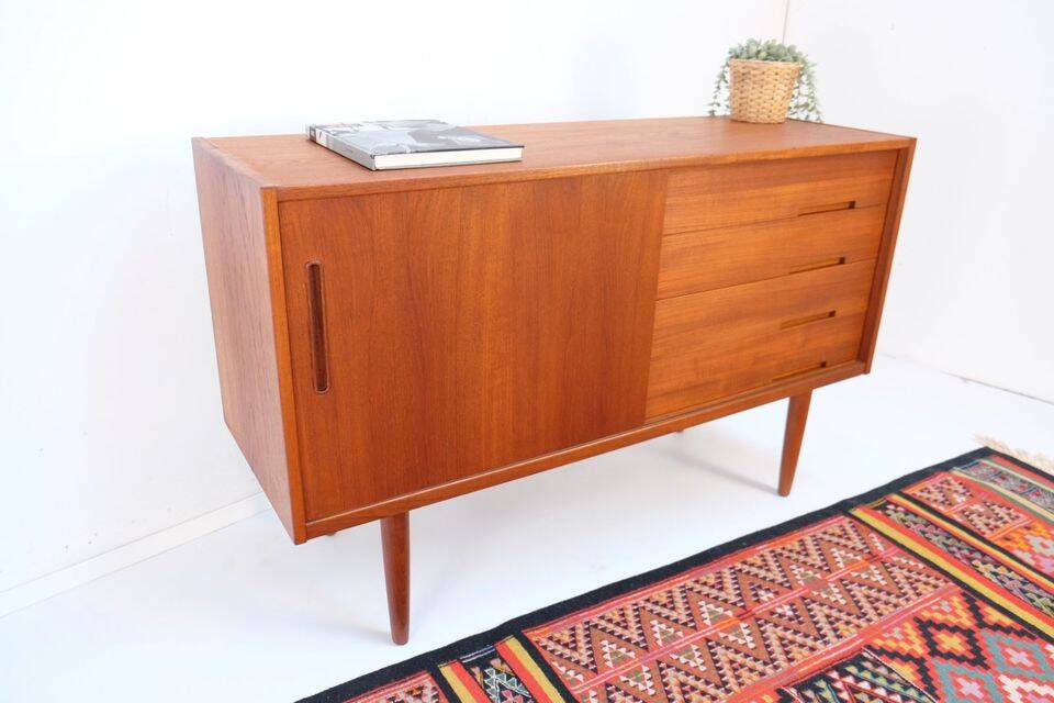 Meubles HiFi vintage des années 60, commode, buffet, teck, style rétro