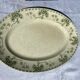 Large antique serving dish Sarreguemines Palmyre – floral earthenware v