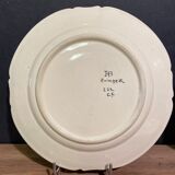 Six earthenware plates signed HB Quimper