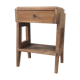 Vintage modernist bedside in oak 1950