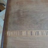 Art Deco curved wood console