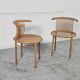 Pair of Herbert Ohl chairs for Lubke, 1980s