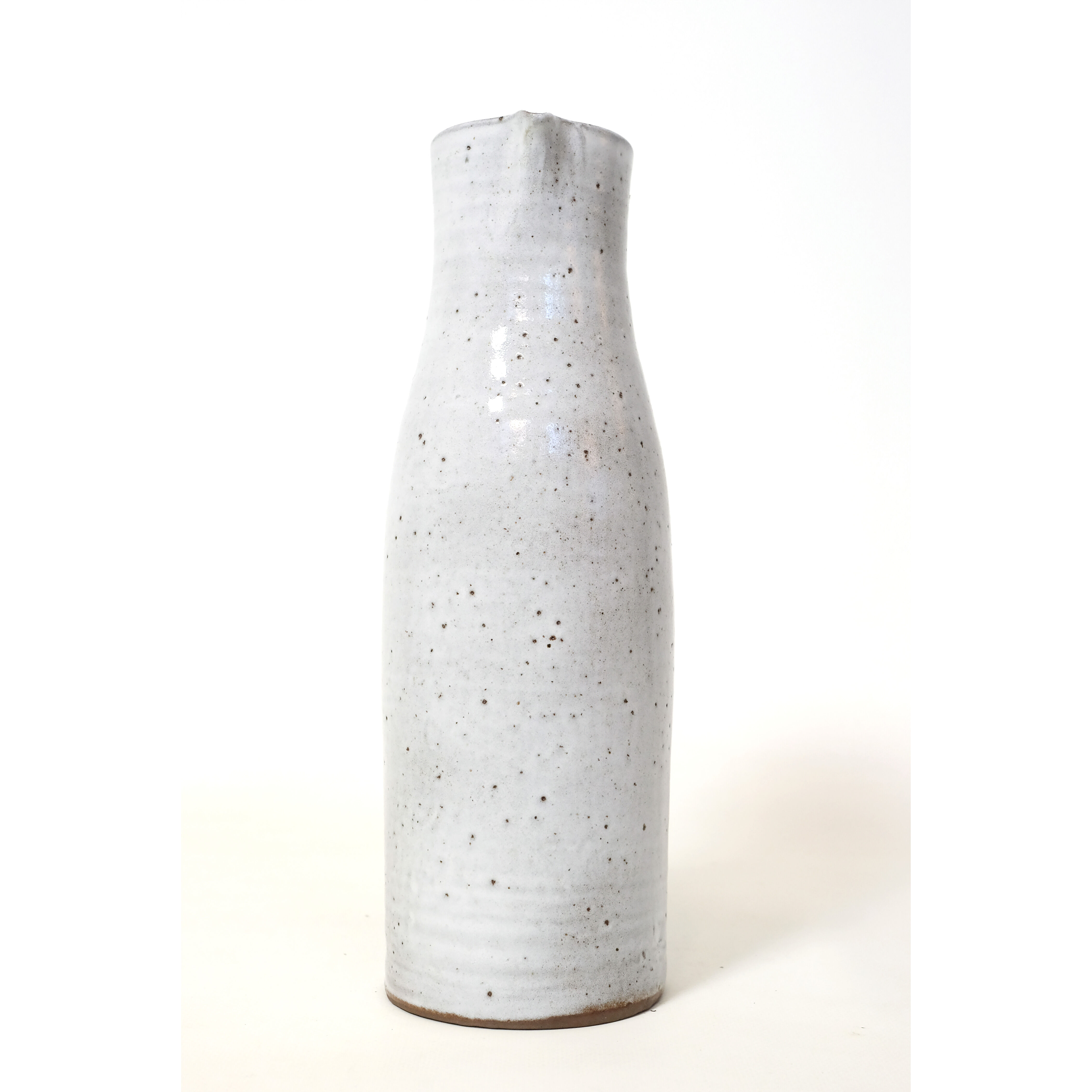 Jeanne and Norbert Pierlot, pitcher in enamelled stoneware, 30cm.