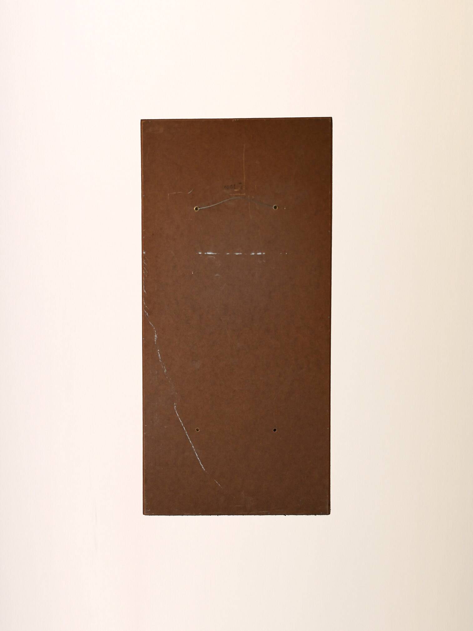 Late 1960s Scandinavian Teak Rectangular Wall Mirror