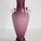 Vase décoratif en verre violet vintage de style milieu du siècle, Europe, années 1960