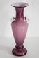 Vintage purple glass decorative vase, mid-century style, Europe, 1960s.