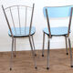 Duo de chaises en formica des années 60