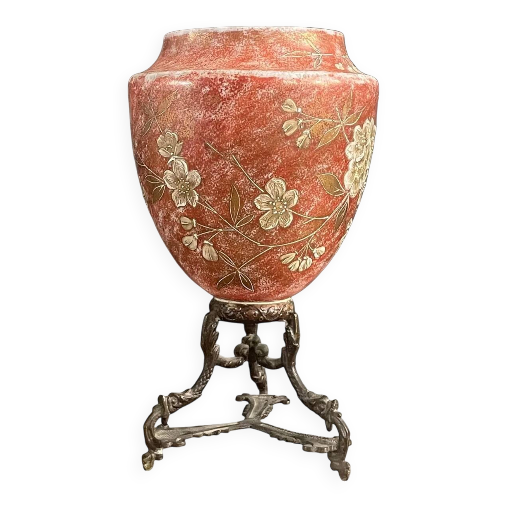 Bronze footed vase - Ref 1136