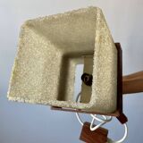 Teak and perspex pendant light from the 60s