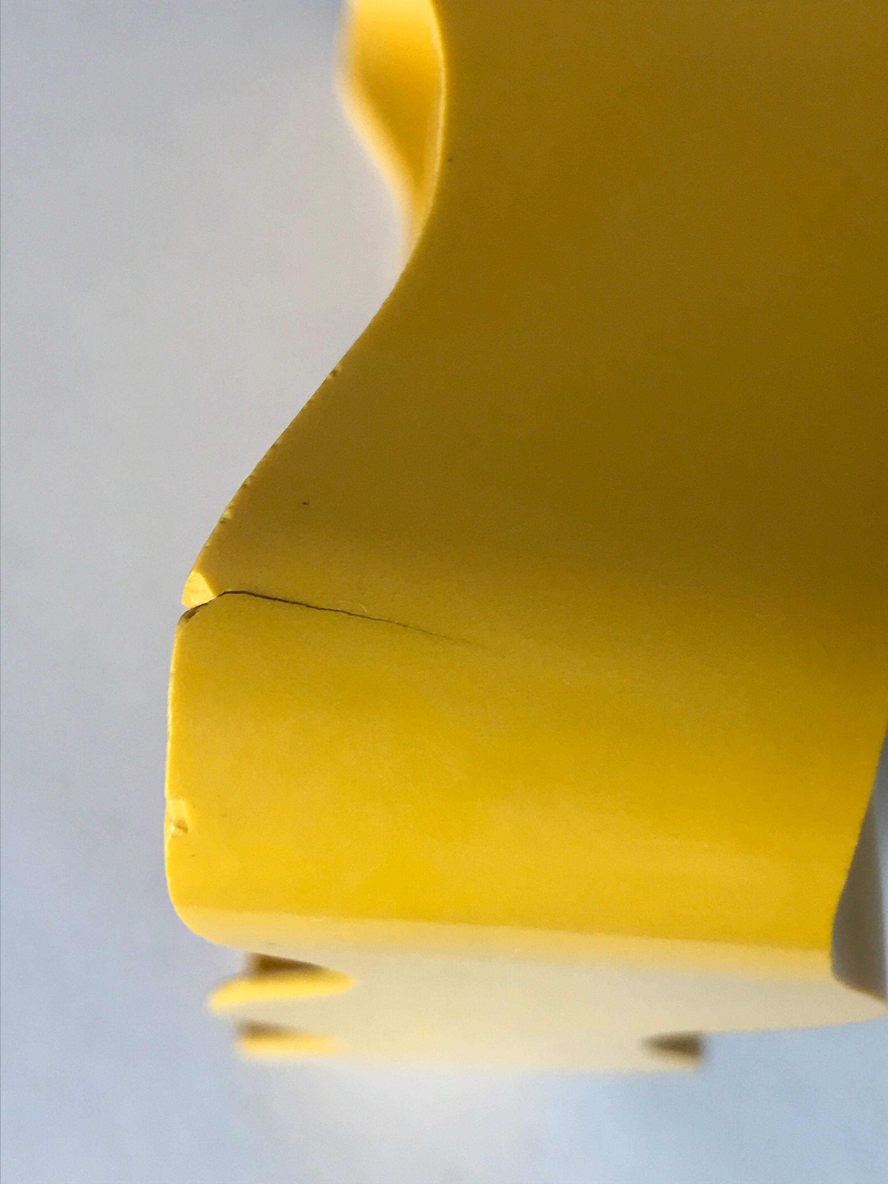 Yellow ashtray vintage design 1970