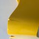 Yellow ashtray vintage design 1970