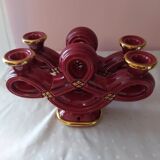 Lot of two old encemic candlesticks