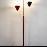 Lampada da terra due luci di Stilnovo, années '50