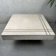 Vintage coffee table / side table – travertine and brass