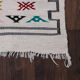 Tapis bohème blanc marocain 112x195 cm