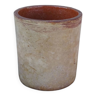 Petit pot ancien français en terre cuite