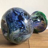 Signed blown glass vase