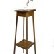 Grande sellette gueridon en bois