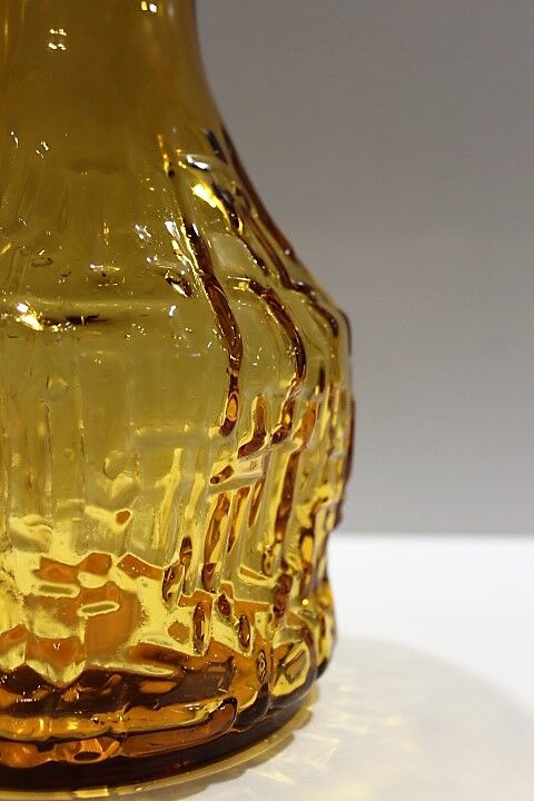 Service amber glasses and Bormioli decanter