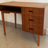 Vintage Scandinavian teak desk, year 60