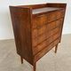 Vintage Danish mid-century modern rosewood chest of drawers by Henning Jørgensen 1959