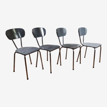 4 chaises de salle à manger en formica