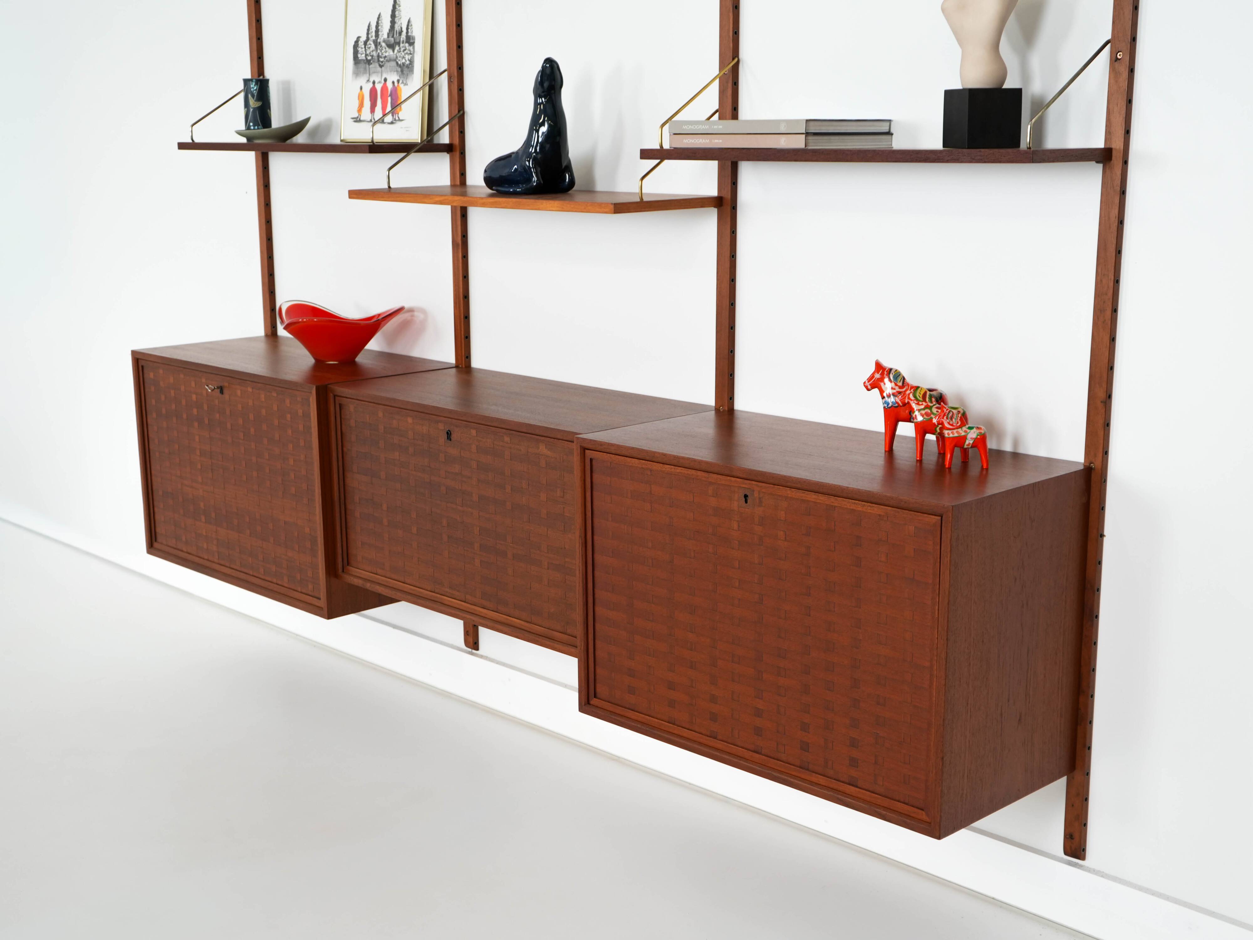 Teak shelving unit, Danish design, 1960s, designer: Poul Cadovius