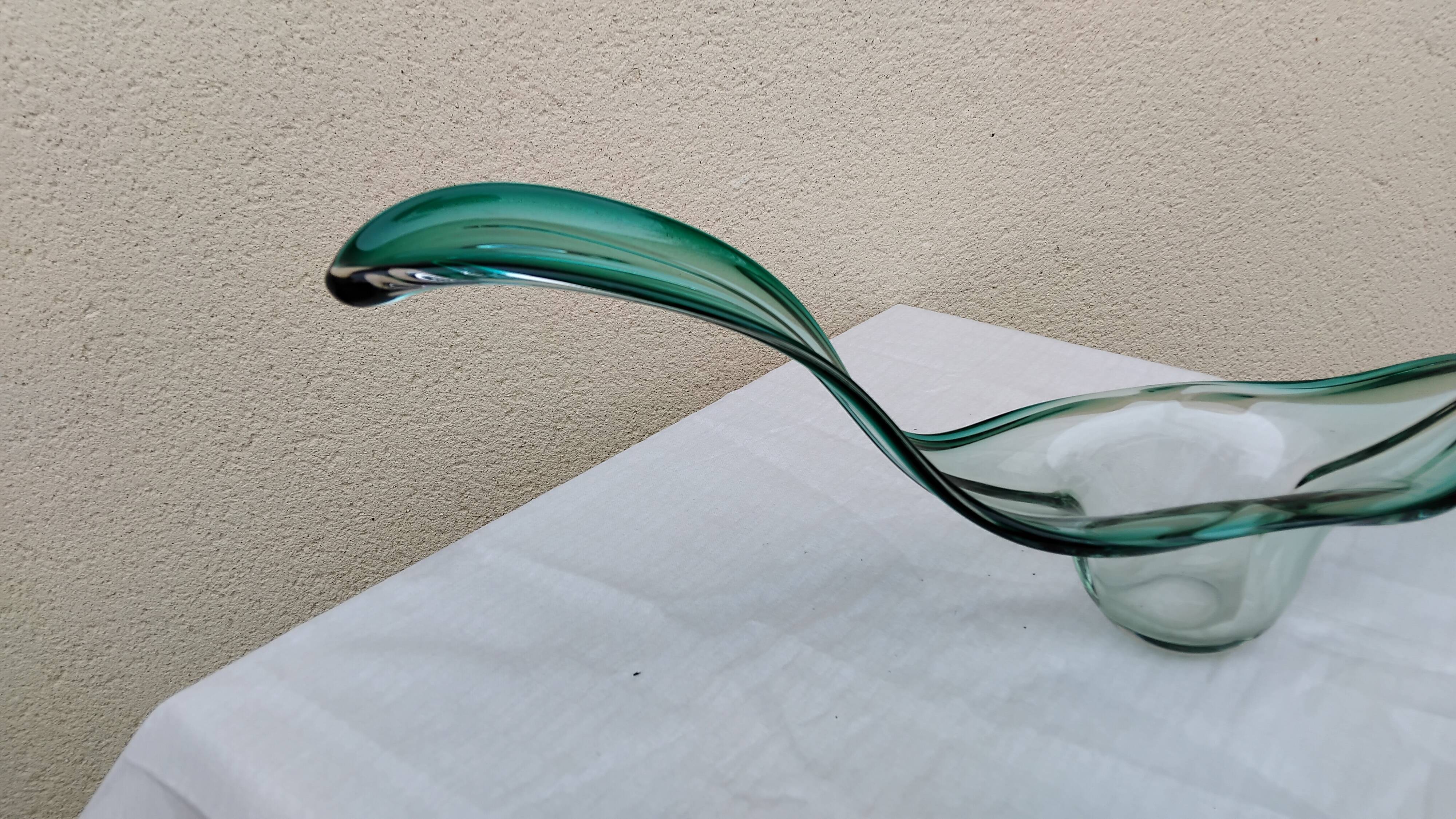 Coupe a fruit verte cristal