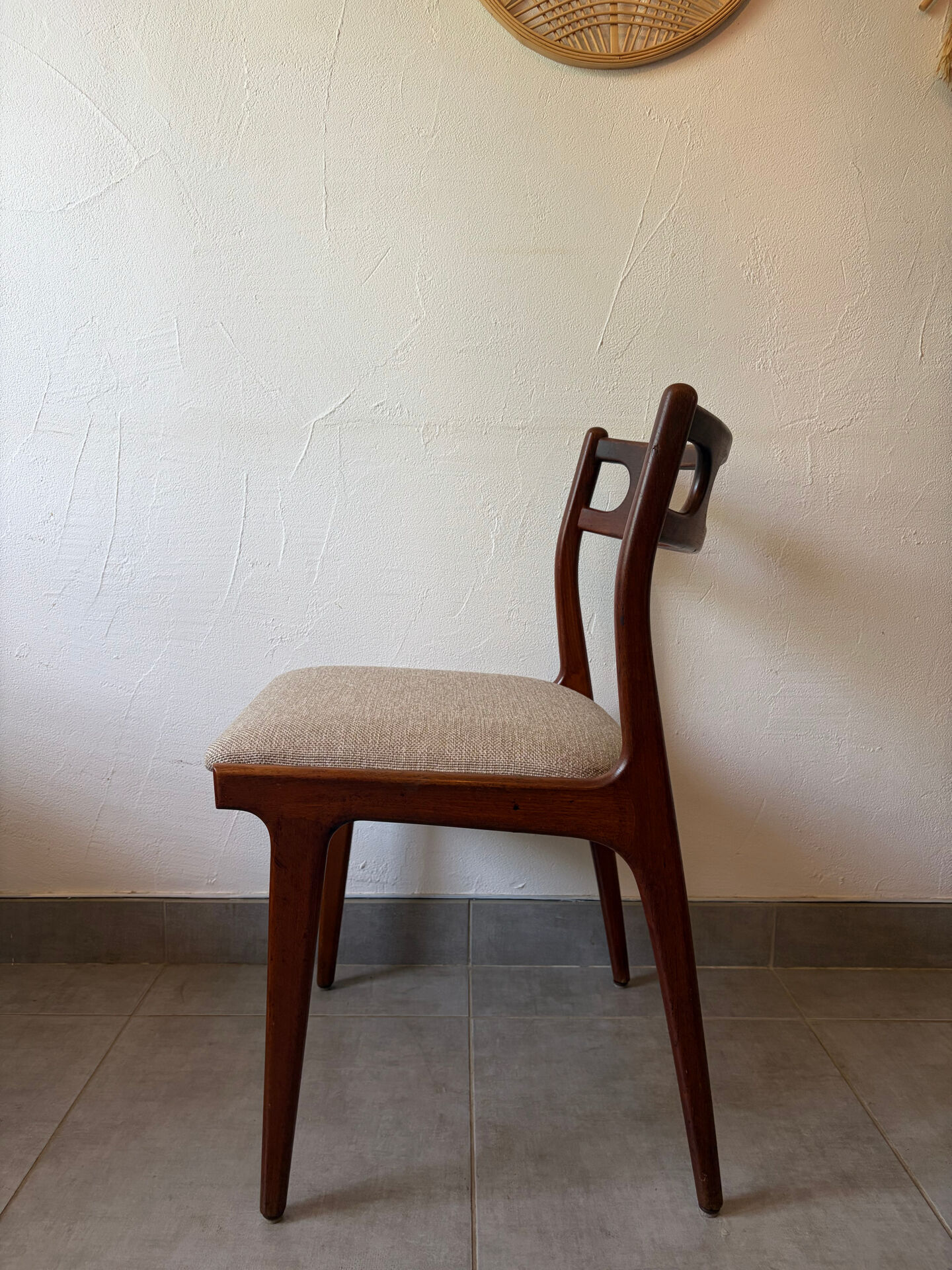 4 Scandinavian teak chairs Samcom Andersen Johannes