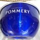 Pommery champagne basin, royal blue aluminum
