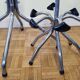 Vintage chrome metal coat rack, 1970s