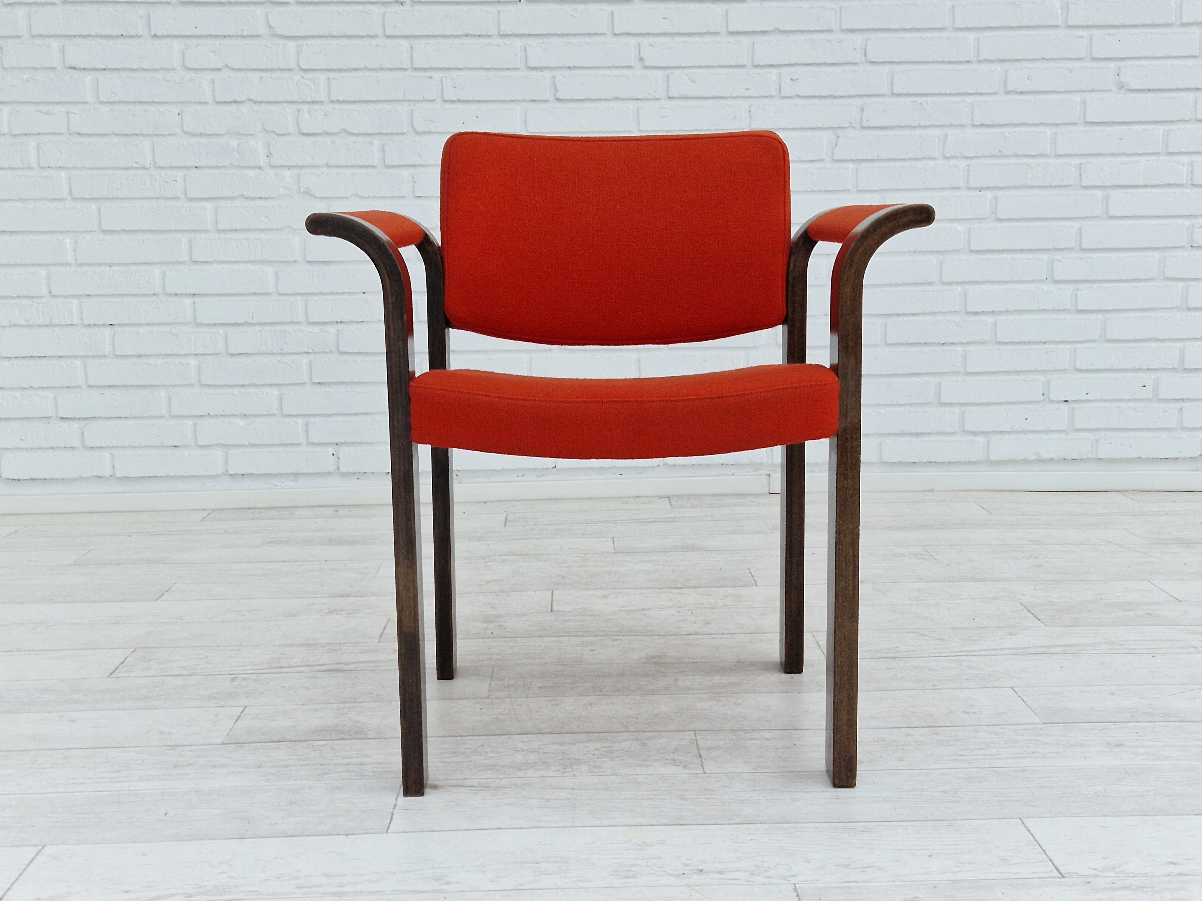 1980s, Danish design by Magnus Olesen, pair of armchairs
