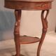 Side table with a swan neck.