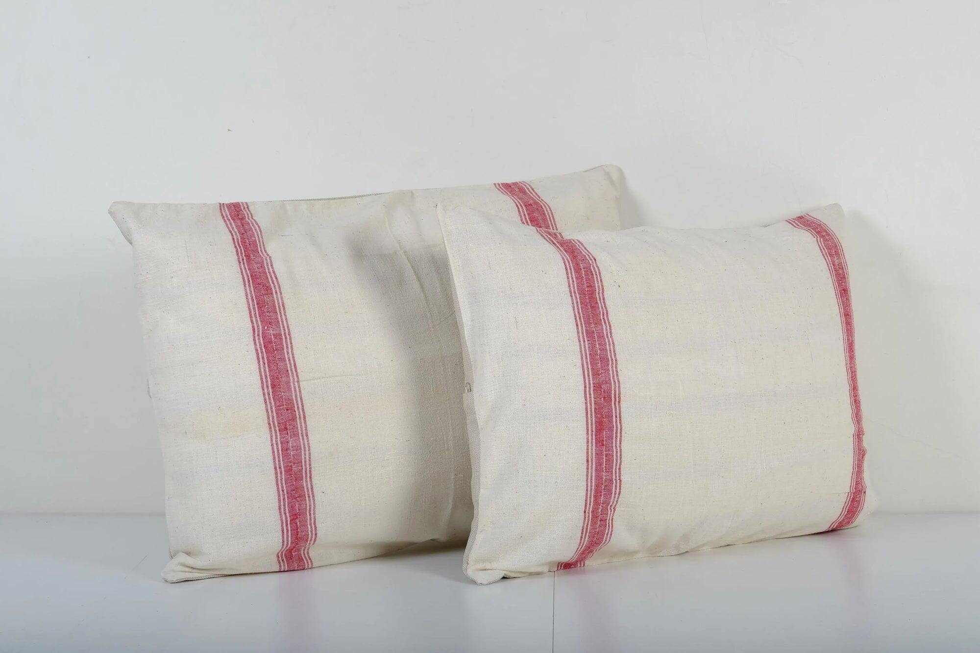Set of 2 vintage Turkish cushion covers 43x66 cm