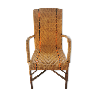 Rattan armchair