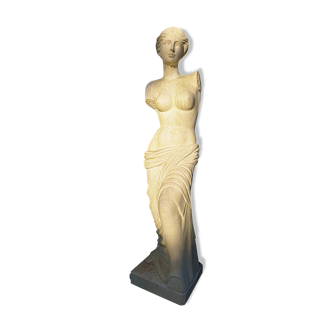 Venus de Milo statue in shock and UV resistant plastic, very light, moves easily 2 options