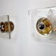Pair of Albano Poli wall lamps for Poliarte, Italy, 1970