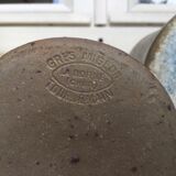 Vintage sandstone vase trio