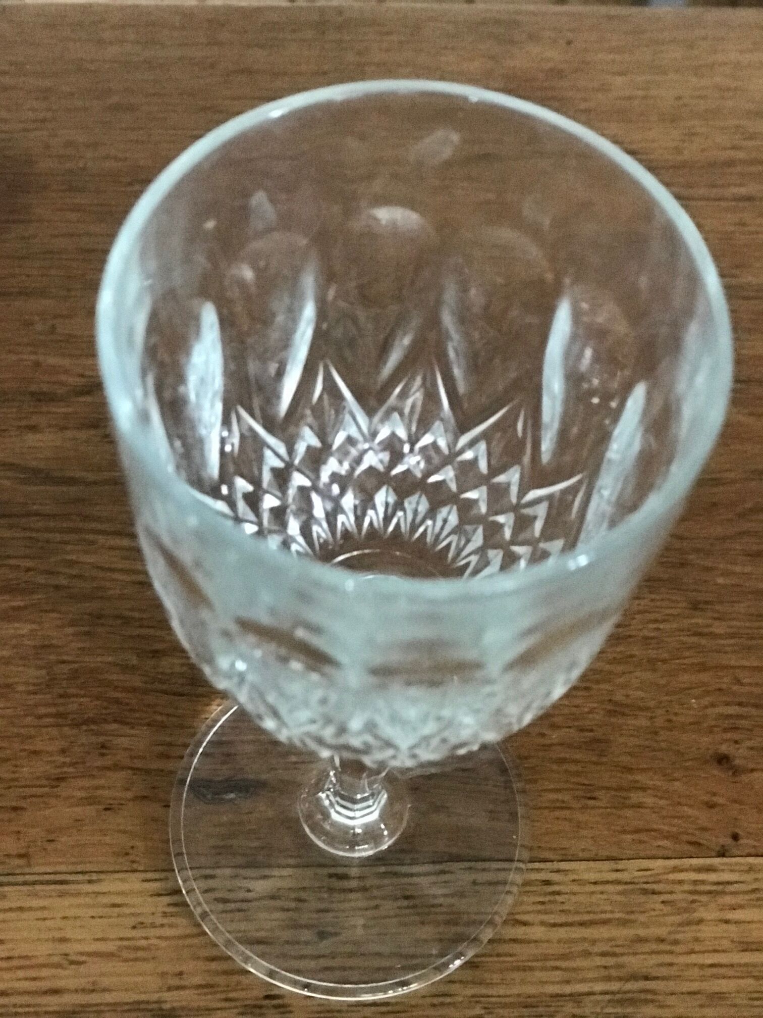 Set of 6 vintage walking glasses