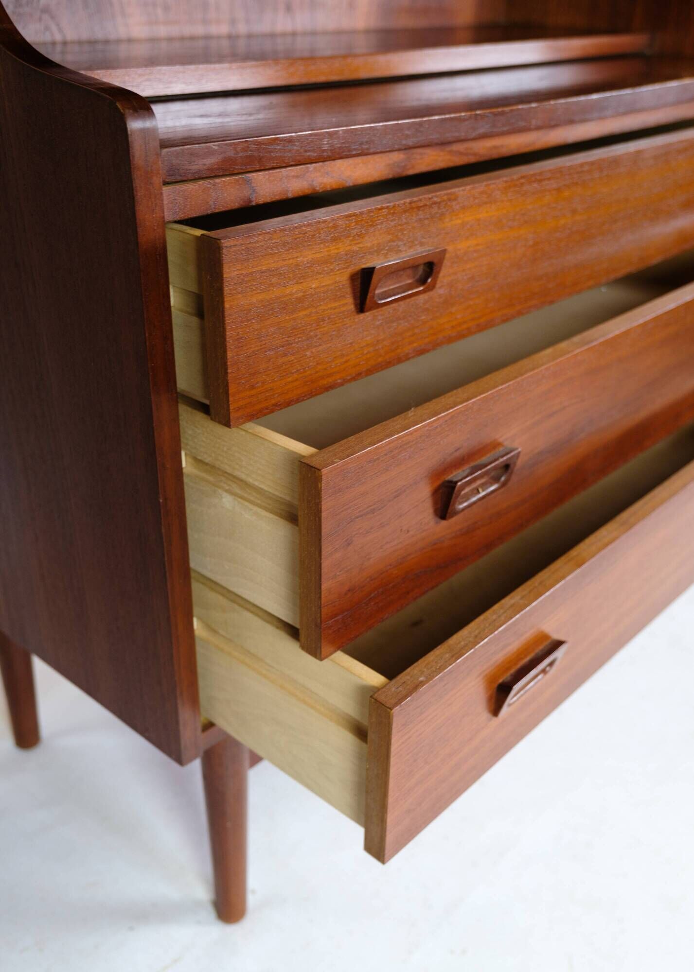 Bookcase Made In Teak wood  By Johannes Sorth Made By Bornholms Møbelfabrik From 1960s