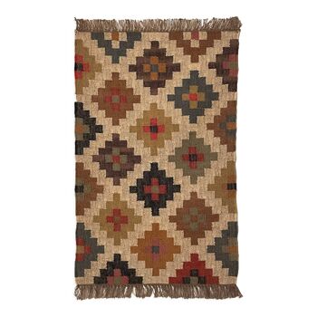 2.5 x 4 jute handwoven kilim runner carpet, rug, 75 x 120 cm